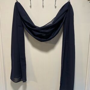 Elegant Navy Blue Scarf